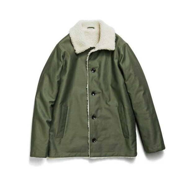 SOPHNET. - UNIFORM EXPERIMENT - Boa faux shearling jacket - Sz 1 - Picture 1 of 10